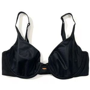 Victoria’s Secret DISCONTINUED Ultra Soft fabulous unlined semi demi bra black